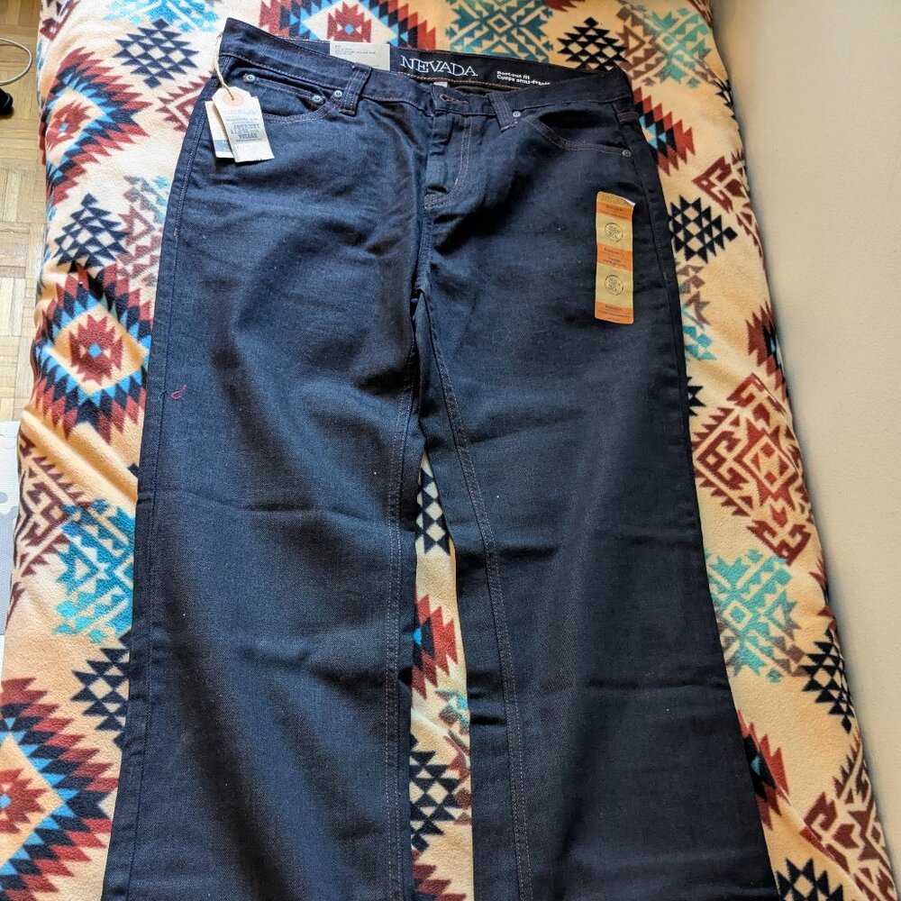 Dark Navy Blue Nevada Boot Cut Jeans - 32/30 - Mens - new with tags